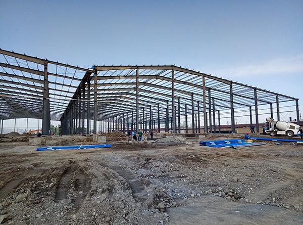 Quality XGZ Prefab Metal Warehouse Building Welded And Hot Rolling H Section Steel for sale
