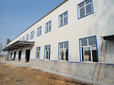 China Customized Painted Steel Structure Warehouse Hot Galvanized for sale
