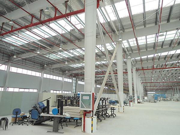 Quality Welded H Section Prefab Steel Warehouse Buildings High Strength for sale