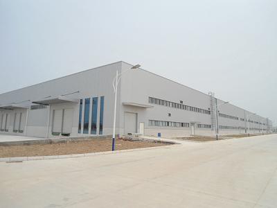 China Welded H Section Prefab Steel Warehouse Buildings High Strength for sale