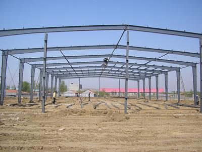 Quality Wide Span Steel Structure Warehouse Painted Galvanized Surface Treatment for sale