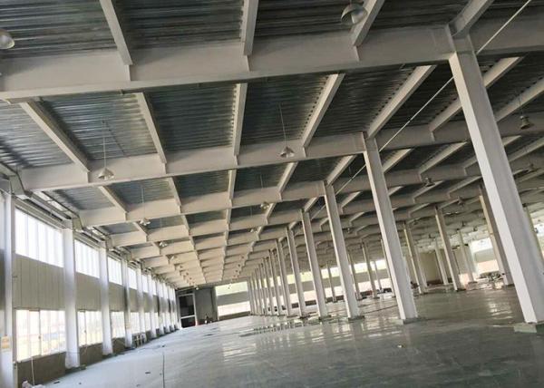 Quality Heavy Industrial Buildings Steel Structure Workshop Open Space Design for sale