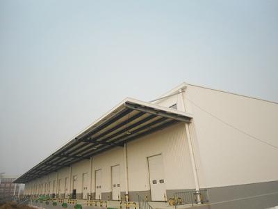 中国 軽鋼Q235B Q355B 構造 適応可能な作業スペースのための倉庫 販売のため
