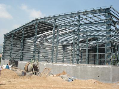 China Steel Frame Pre Engineered Building Warehouse Workshop CE EN1090 for sale