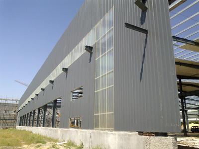 China Painted Steel Structure Factory Q235 Q355B Hot Dipped Galvanized for sale