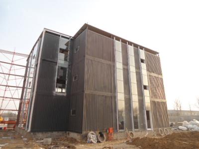 China High Rise Storage Prefab Steel Commercial Buildings Painted Galvanized for sale