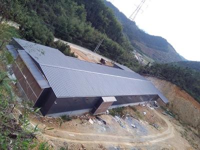 中国 オーダーメイド 鋼鉄構造 鶏屋 塗装 ISO9001 証明書 販売のため