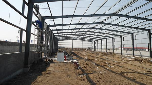 Quality Hot Dip Galvanized Prefabricated Building Prefab Warehouse Building Q355B for sale