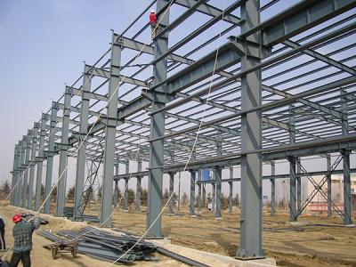 China Customized Pre Engineered Building H Columns & Beams Main Structure for sale