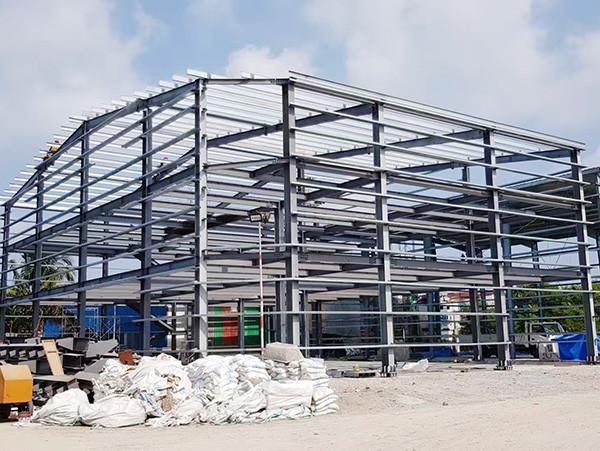 Quality Customizable Q355B Prefabricated Steel Buildings Commercial for sale