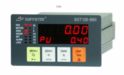 China High accurancy DC24V Force Value Weighing Indicator Controller Positive And Negative Direction for sale