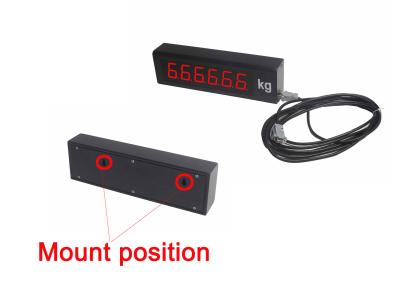 中国 LEDのRS232およびRS485コミュニケーションを用いる遠隔表示荷重計の表示器 販売のため