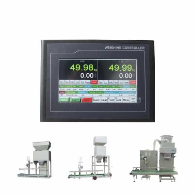 China Wall Mount Packing Bagging Controller With HMI Display And High Precision for sale