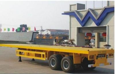 China Flat Bed Container Semi Trailer for sale