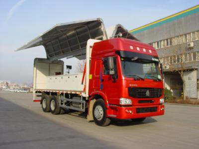 China new product high quality CNHTC TAIAN WUYUE WINGSPAN CARGO TRUCK TAZ5253XYKA for sale