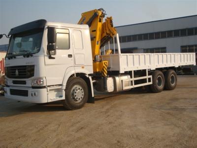 China Sinotruk HOWO 6X4 Crane Mounted Truck ZZ3257N4641 for sale