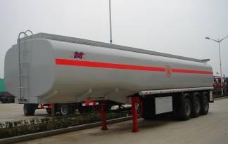 China 3 axle 38000 Liters fuel tanker semi trailer (38CBM) for sale