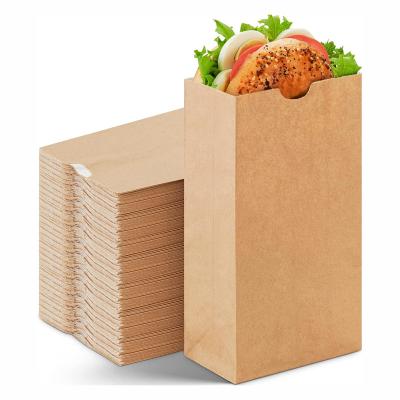 China Natural Material Biodegradable Various Size Kraft Paper Bags for sale