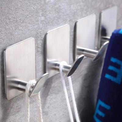 China Convenient and Durable Adhesive Hooks for Bathroom Kitchen and Bedroom for sale