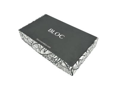 Китай Коробки черной вытачки коробок доставки картона верхние упаковывая гофрированные пересылая продается