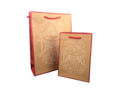 China Recyclable Kraft Personalized Brown Paper Bags Environmental Protection for sale