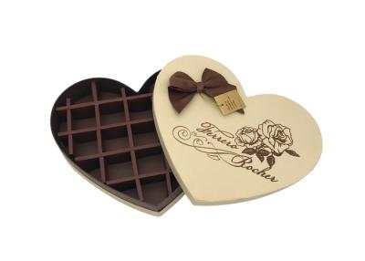 China Valentine'S Day Heart Shaped Boxes For Chocolates , Chocolate Candy Box for sale