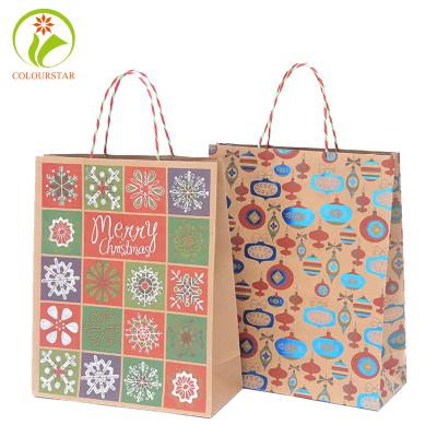 China OEM UV Varnishing 300gsm Gift Wrapping Bags CMYK Ornament for sale