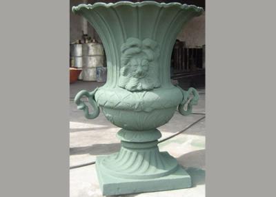 China European antique cast iron planter for sale