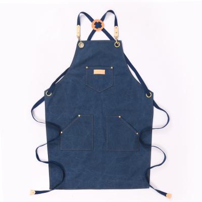 China CHANGRONG Durable Custom Professional Canvas Apron For Artist for sale