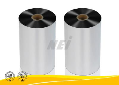 China Professional 21 Micron Silver Polyester Film Rolls , Metallized PET Film for sale