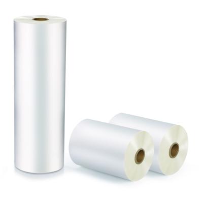 China Transparent Self Adhesive Bopp Plastic Film / Bopp Thermal Laminate Roll for sale