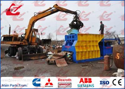 China PLC Automatic Scrap Metal Shears Container Type For Waste Metal Recycling Yards Station 10Ton/hour for sale