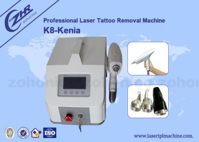 China 8.4 Led Screen Q Switch ND Yag Tattoo Removal Laser Equipment 1064nm & 532nm for sale