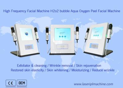 Chine Peau faciale de l'oxygène d'Aque de bulle de machine à haute fréquence de beauté de la CE à vendre