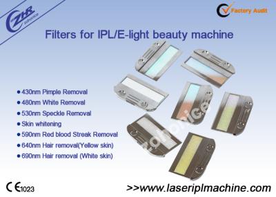 Chine Filtre de lumière personnalisable des pièces de rechange E de chargement initial pour la machine de beauté de l'OPT SHR à vendre