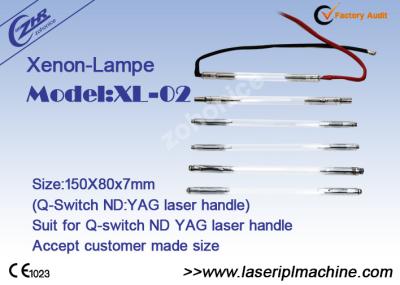 China Custom 110mm φ7 Xenon Flash Lamp For E-Light Shark Handle for sale