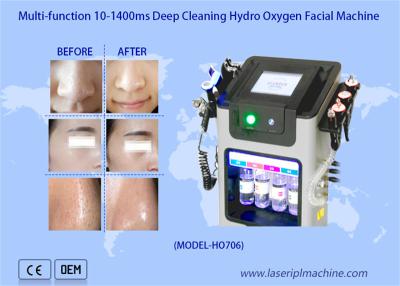 China Multi Function 8 Handles Hydro Oxygen Facial Machine Elight Probes for sale