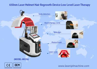 China 650 Nm Diode Laser Hair Growth Machine Low Level Hair Analyser for sale