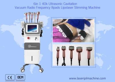 China Rf 40k Cavitation Body Slimming Machine Ultrasonic Lipo Laser Pads for sale