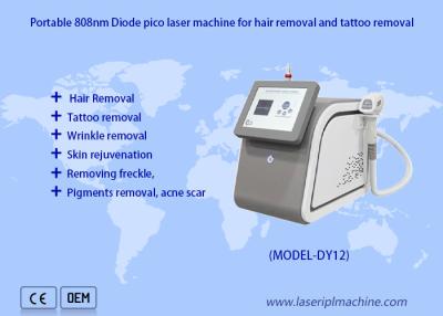 China Effective 2in1 808 Diode Laser Hair Removal Nd Yag Tattoo Removal For Home for sale