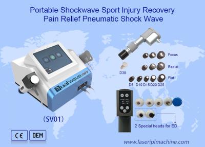 China 2in1 Electromagnetic Pneumatic Portable Shockwave Therapy Machine For Ed Fat Removal for sale