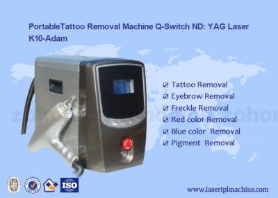 China Portalbe Q-switch Nd Yag Laser Tattoo Removal eyebrow removal Machine For Age Pigment for sale