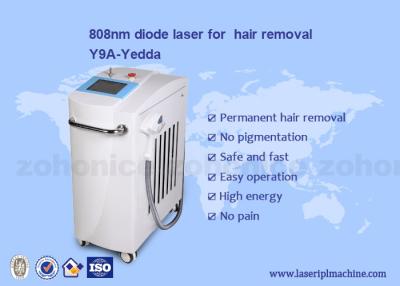 China 808 Diode Hair Removal Laser Machine 12×12mm Spot Size Easy To Operate for sale
