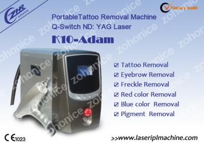 China 1Hz - 6Hz Laser Tattoo Removal Machine Q-Switched Nd Yag With CE Approved for sale