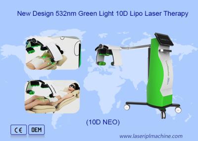 China 532nm 635nm Cold Laser Weight Loss Machine 10d Maxlipo Master for sale