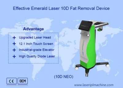 China 532nm 635nm Emerald Laser Weight Loss Effective Fat Removal 10d Liposuction Device for sale