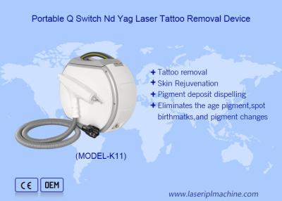 China Portable Laser Pigmententfernung Q Schalt-Nd Yag-Laser-Gerät zu verkaufen