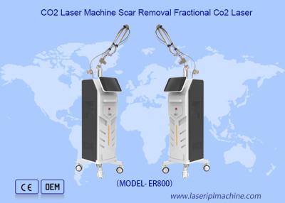 中国 垂直分数式CO2レーザーマシン 色の除去 傷跡除去 販売のため