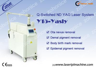 Cina La macchina q di rimozione del tatuaggio di colore pieno ha commutato il laser del laser 1064nm 532nm 755nm Pico secondo di pico del yag del ND in vendita