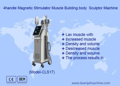 China 4handle RF HI EMT Magnetic Stimulator Muscle Building body Sculptor Machine for sale
